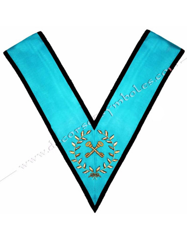 HRA111-treasurers-collars-sashes-4th-masonic-aasr-degrees-secrets-officers-perfection-decorations-fm