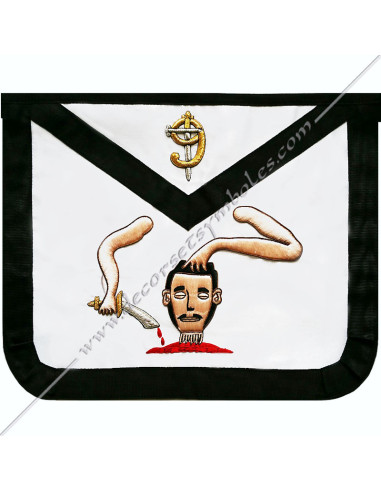 HRA138-9e-degres-memphis-misraim-maitres-elus-neufs-tabliers-maconniques-reaa-decors-anciens-acceptes-tete-coupee-fm
