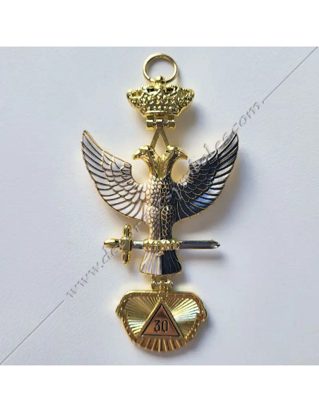 BCA330-bijoux-maconniques-aigles-30e-degre-reaa-ecossais-ancien-memphis-chevaliers-kadosch-bicephale-decors-fm