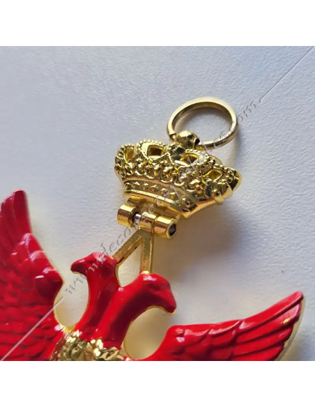 BCA335-maconniques-bijoux-goe-grands-ordres-egyptiens-chevaliers-aigles-rouges-or-articule-mobile-fm-memphis