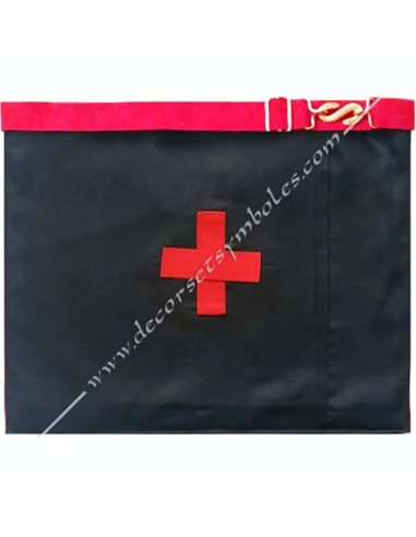 HRA005-masonic-aprons-aasr-knights-rose-cross-18th-degrees-cross-fm-patted-decorations-chapters