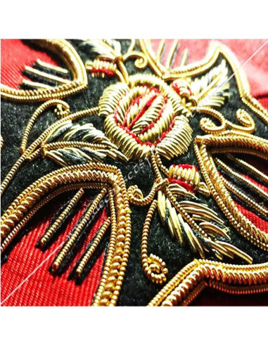 HRA049-masonic-collars-sashes-knights-rose-cross-18th-degrees-aasr-fm-patted-chapters