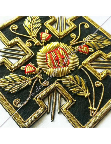 HRA050-18th-aprons-masonic-chapters-aasr-knights-rose-potential-crosses-decorations-fm-accessories