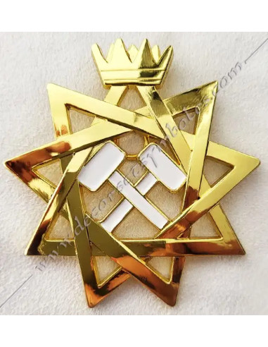 BCH245-gcgrf-jewellery-gold-mallets-masonic-5h-orders-grades-wisdom-rites-french-chapters-gcg-godf-fm