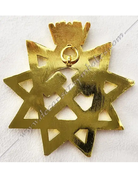 BCH245-gcgrf-jewellery-gold-mallets-masonic-5h-orders-grades-wisdom-rites-french-chapters-fm-gcg-godf