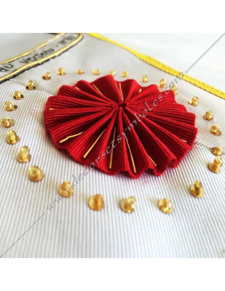 SRA046B-masonic-collars-sashes-deputies-masters-gldf-aasf-fm-dignitaries-red-rosettes-decorations