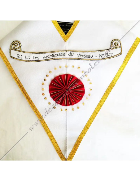SRA046B-masonic-collars-sashes-deputies-masters-gldf-aasf-dignitaries-fm-red-rosettes-decorations