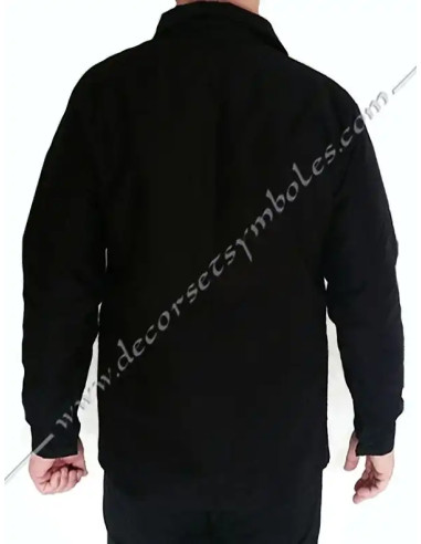 VCH110-bourgerons-vestes-courtes-blouses-charpentiers-maconniques-crepe-noir-go-godf-fm-groussier