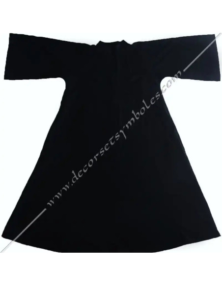 RHS100-robes-aubes-toges-maconniques-noires-glff-boutiques-croix-vetures-coule-malte-fm-cadeaux