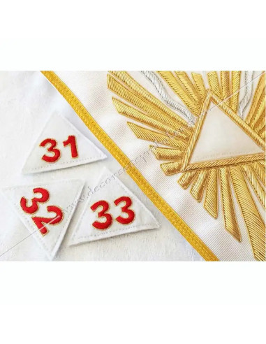 HRA162-masonic-collars-31-32-33-triangles-buttons-removable-velcro-grand-inspector-fm-supremes-shops