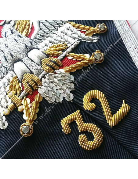 HRA176-sautoirs-cordons-maconniques-32e-degres-reaa-princes-sublimes-royal-secrets-fm-aigles-croix-pattees-articles-objets
