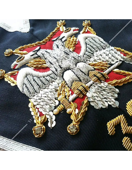 HRA176-sautoirs-cordons-maconniques-32e-degres-reaa-princes-sublimes-royal-secrets-aigles-croix-pattees-articles-fm-objets