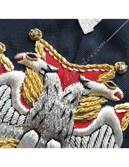 HRA176-sautoirs-cordons-maconniques-32e-degres-reaa-princes-sublimes-royal-secrets-aigles-croix-fm-pattees-articles-objets