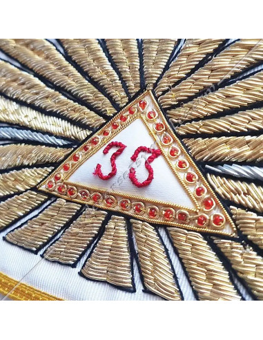 HRA031-ribons-masonic-sashes-aasr-33rd-sovereigns-greats-inspectors-fm-consistories-general-white