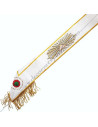 HRA031-ribons-masonic-sashes-aasr-33rd-sovereigns-greats-inspectors-consistories-general-white-fm