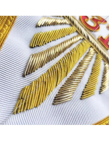 HRA114-collars-sashes-ribbons--masonic-31st-degrees-aasr-fm-greats-inspectors-inquisitors-white-shops-gifts