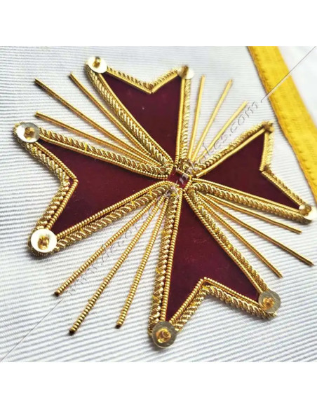 HRA114-collars-sashes-ribbons--masonic-31st-degrees-aasr-greats-fm-inspectors-inquisitors-white-shops-gifts