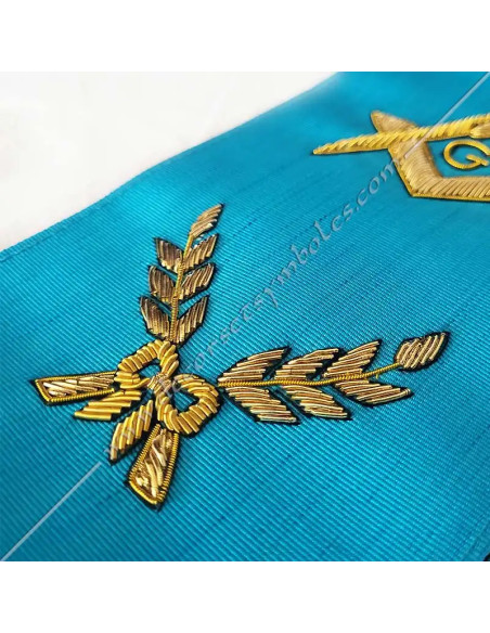 BRF004B-sahes-harnesses-masters-ribbons-scarfs-masonic-masters-rites-french-groussier-square-fm-compass-acacia