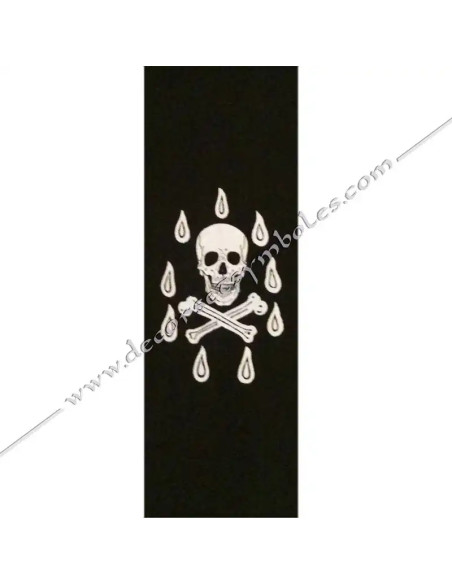 BRF004B-cordons-baudriers-rubans-echarpes-maconniques-maitres-rites-francais-fm-groussier-equerre-compas-acacia
