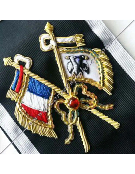 HRA159-sautoirs-reaa-cordons-aeropages-sautoirs-degres-30e-tfpm-fm-aigles-kaddosh-kadosch-chevaliers-epees