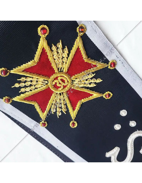 HRA032CKS-30th-degrees-harnesses-masonic-ribbons-aasr-sashes-kadoschs-knights-decorations-fm-kaddoshs