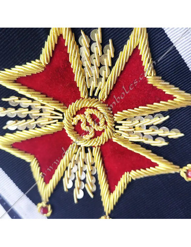 HRA032CKS-30th-degrees-harnesses-masonic-ribbons-aasr-sashes-kadoschs-knights-fm-decorations-kaddoshs