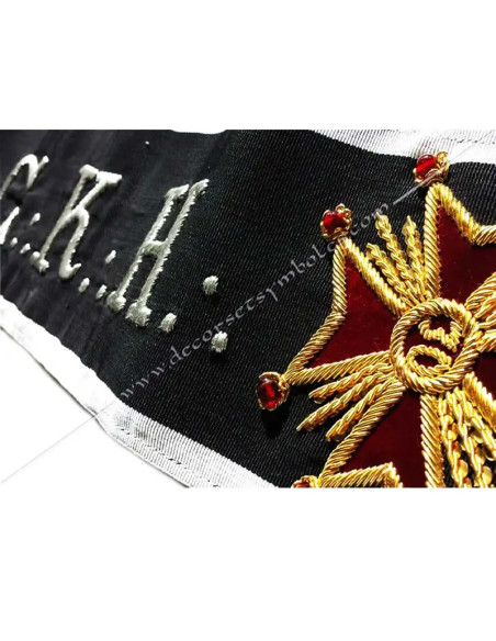 HRA032CKH-masonic-ribbons-sashes-harnesses-degrees-30e-decorations-knights-kadoschs-stars-fm-kaddoshs