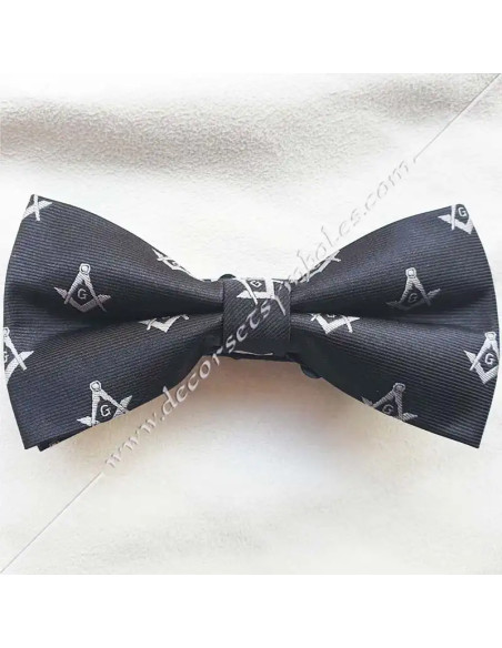 NDS010-black-masonic-bow-ties-blacks-squares-compasses-decorations-accessories-shops-ceremonies-fm