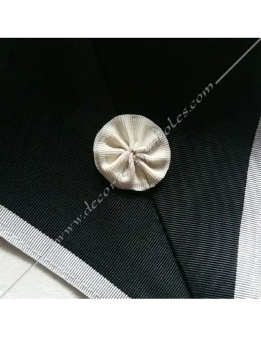 Masonic sash CKH Knight Kadosch 30e degre AASR anchored cross and flags