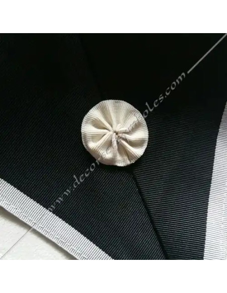 Masonic sash CKH Knight Kadosch 30e degre AASR anchored cross and flags