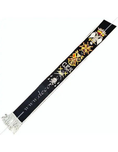 HRA016CKS-sashes-scarfs-cks-aasr-degrees-kaddoshs-30th-knights-kadosch-aeropagi-eagles-skulls-flags-fm