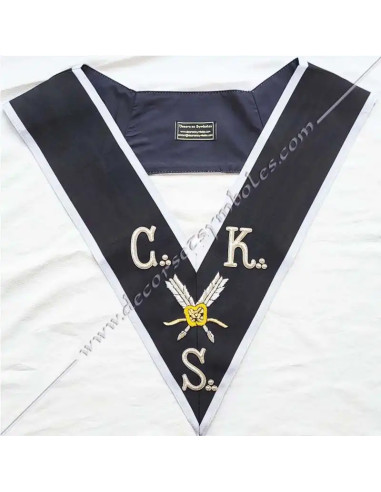 HRA038-greats-secretaries-collars-knights-aeropages-sashes-30th-degrees-aasr-kadoschs-kaddoshs-ribbons-fm