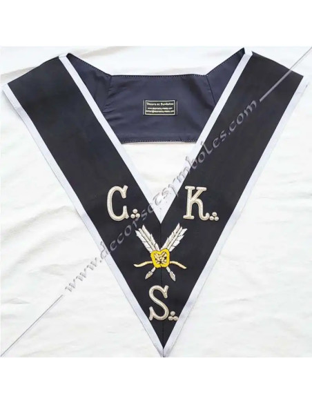 HRA038-greats-secretaries-collars-knights-aeropages-sashes-30th-degrees-aasr-kadoschs-kaddoshs-ribbons-fm