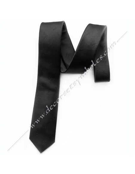 CVT010-cravates-noires-maconniques-equerres-compas-noirsfm--accessoires-cadeaux-articles-boutiques