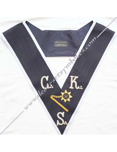 HRA039-sautoirs-cordons-rubans-officiers-30e-degres-reaa-chevaliers-grands-servants-armes-kadochs-kaddoshs-fm
