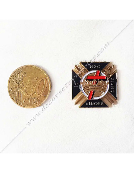 PIN024-pins-epinglettes-chevaliers-templiers-maconniques-hoc-signo-in-vinces-rer-mesa-cbcs-fm-interieurs