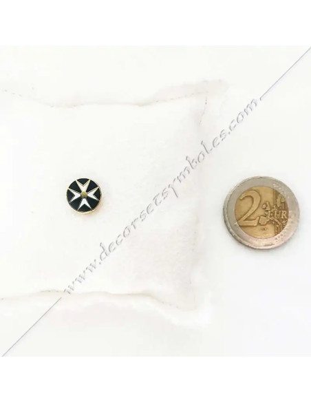 PIN013-white-maltese-cross-pins-masonic-aasr-30th-degrees-knights-kadoshs-gift-fm-accessories