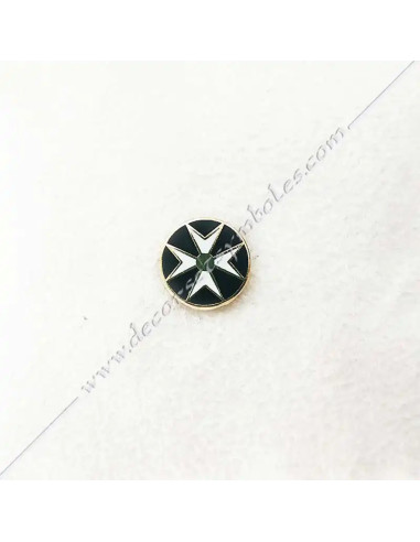 PIN013-croix-malte-blancs-epinglettes-pins-maconniques-reaa-30e-degres-chevaliers-kadoshs-cadeaux-fm