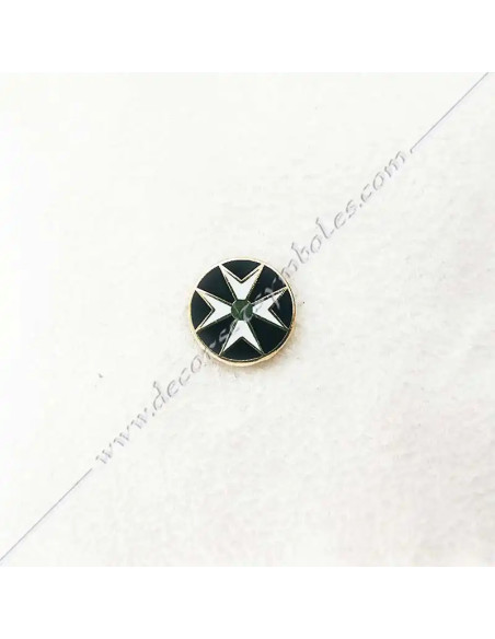 PIN013-white-maltese-cross-pins-masonic-aasr-30th-degrees-knights-kadoshs-gift-accessories-fm