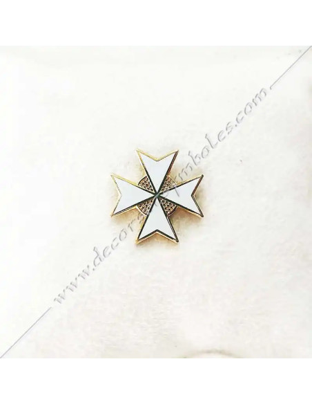 PIN014-cross-maltese-white-pins-masonic-gifts-30th-degrees-aasr-knights-kadosh-accessories-shops-fm