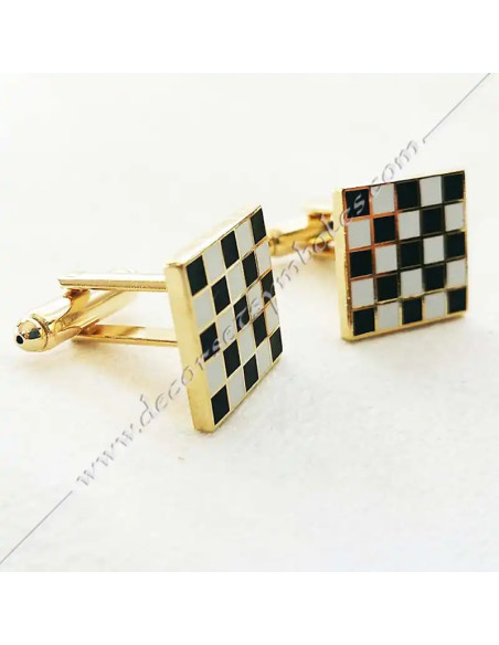 PAR015-parures-ensembles-sets-maconniques-paves-mosaiques-damiers-cadeaux-souvenirs-fm-boutique