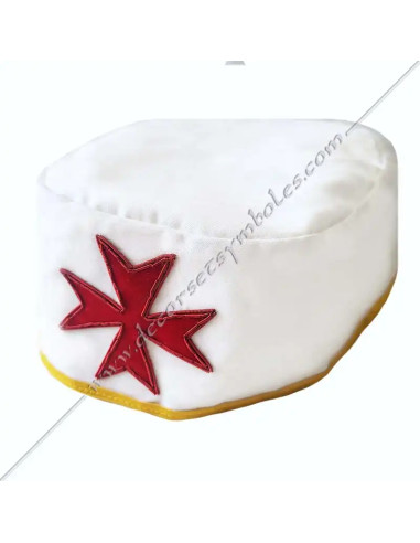 CHA016-caps-hats-headgear-masonic-whites-rer-cbcs-templar-crosses-reds-orders-interiors-rectified-fm