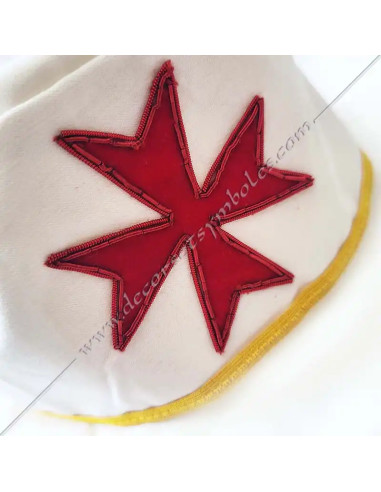 CHA016-caps-hats-headgear-masonic-whites-rer-cbcs-templar-crosses-reds-orders-interiors-fm-rectified