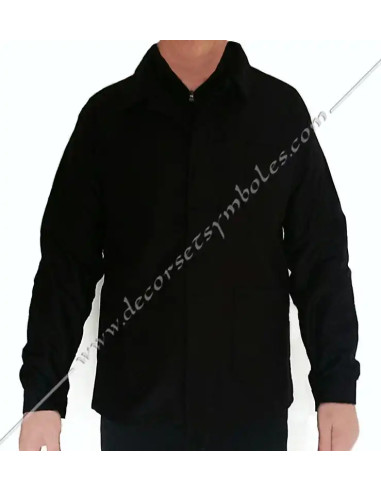 Cotton Masonic carpenter's jacket, traditional Bourgeron