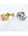MSC200-masonic-acacia-gold-silver-open-earrings-gift-souvenirs-accessories-decorations-shops-fm