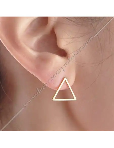 BOM002-earrings-triangles-gold-masonic-jewellery-symbols-decorations-women-gifts-free-fm-masonry