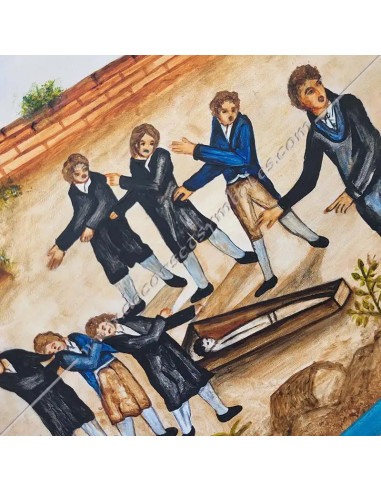 TPE010B-masonic-hand-painted-historical-french-groussier-mozart-personalized-gift-aprons-fm-shops