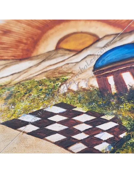 TPE010B-masonic-hand-painted-historical-french-groussier-mozart-fm-personalized-gift-aprons-shops