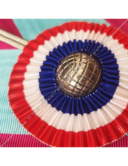LAM010-collars-sashes-ribbons-masonic-masonry-the-mark-tricolour-rosettes-fm-decorations-shops