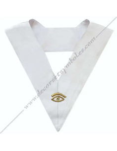 HRA157-sautoirs-cordons-maconniques-28e-degres-reaa-chevaliers-du-soleils-oeils-blancs-boutiques-fm